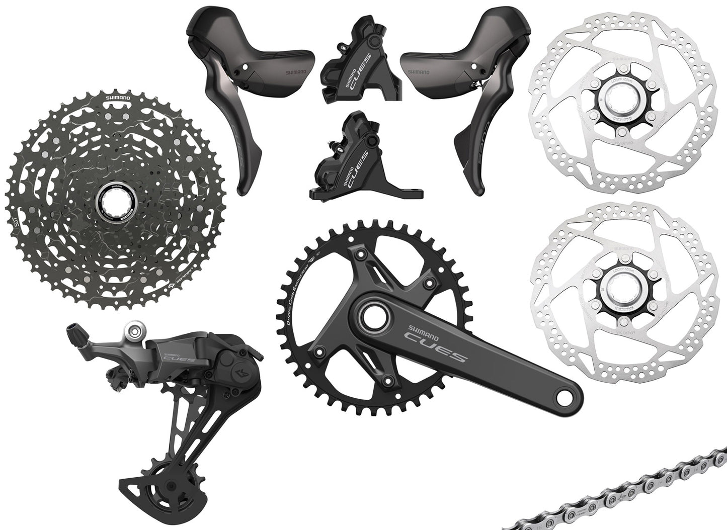 Shimano CUES for Drop Bar Groupset– All Options, All Adventures