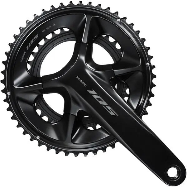 FC - R7100 105 double 12 - speed chainset, HollowTech II 172.5 mm 50 / 34T, black - Bike Clinique