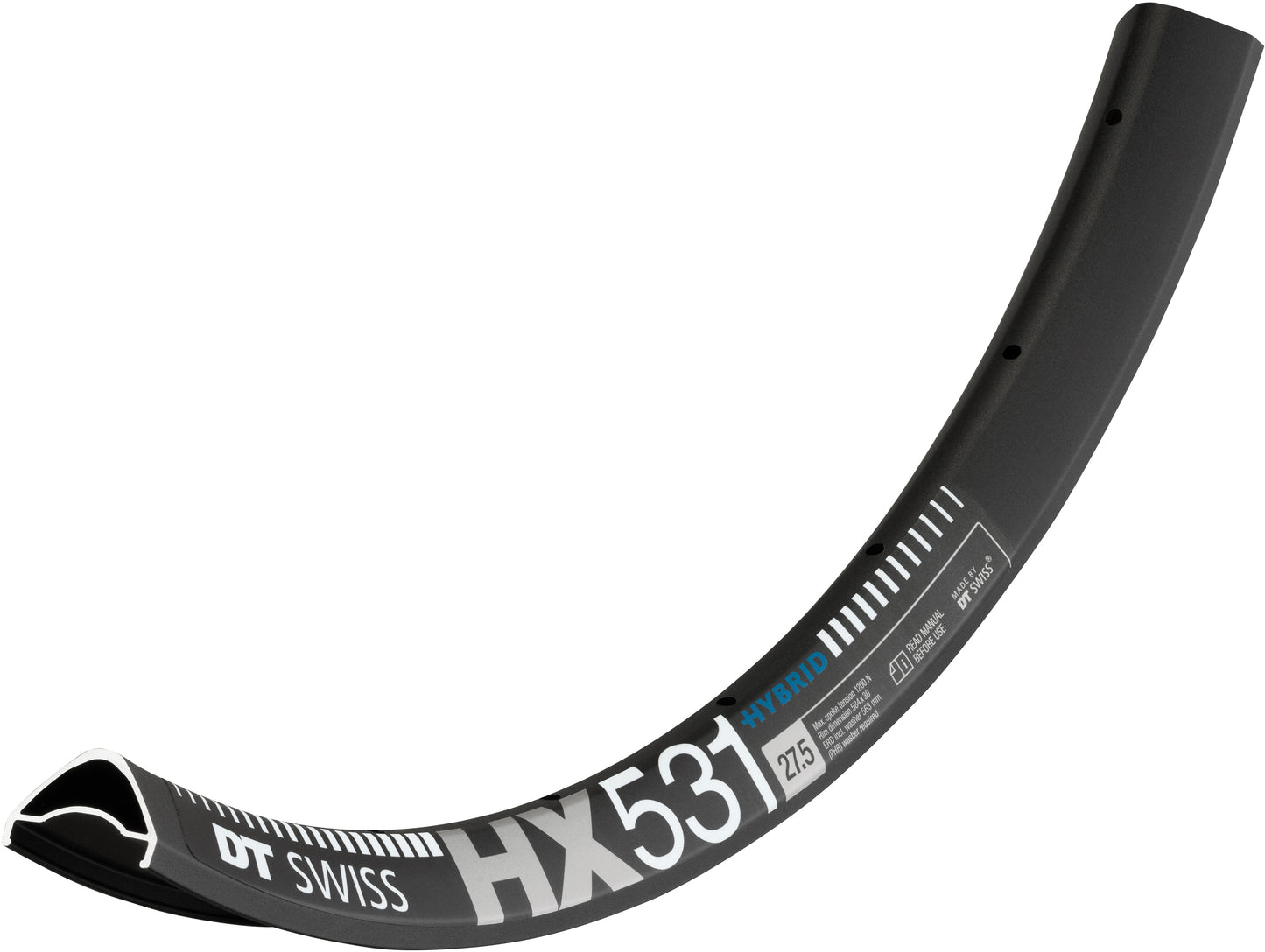 RIMS DT HX 531 MTB 28H BK 29
