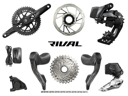SRAM Rival AXS HRD E1 Road Bike Groupset 2x12