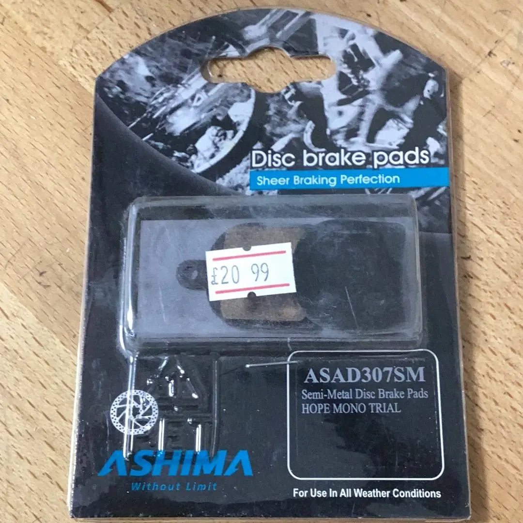 Ashima Disc Brake Pads Hope Mono Trial - Bike Clinique