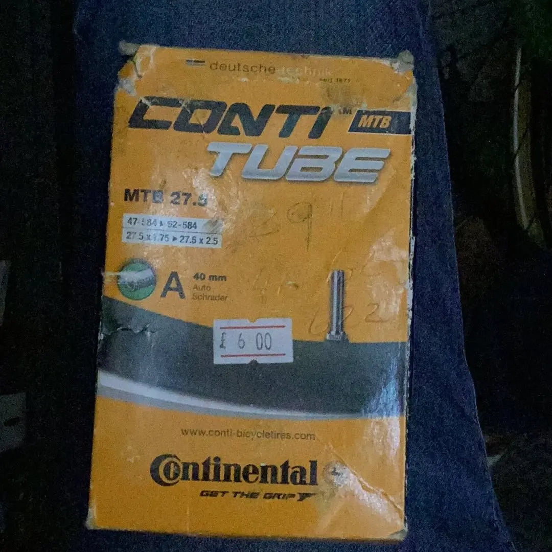 Continental Innertube 27.5” Sc - Bike Clinique