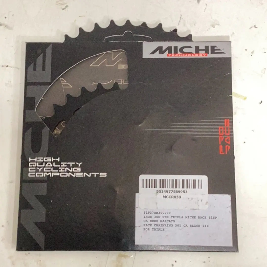Miche Technology 30T black 11spd for triple - Bike Clinique