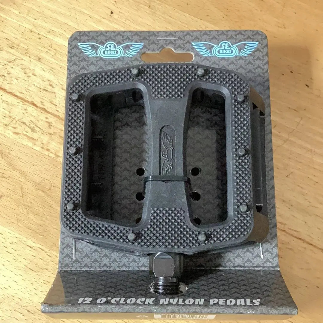 SE Bikes 12 o'clock nylon Pedals black - Bike Clinique