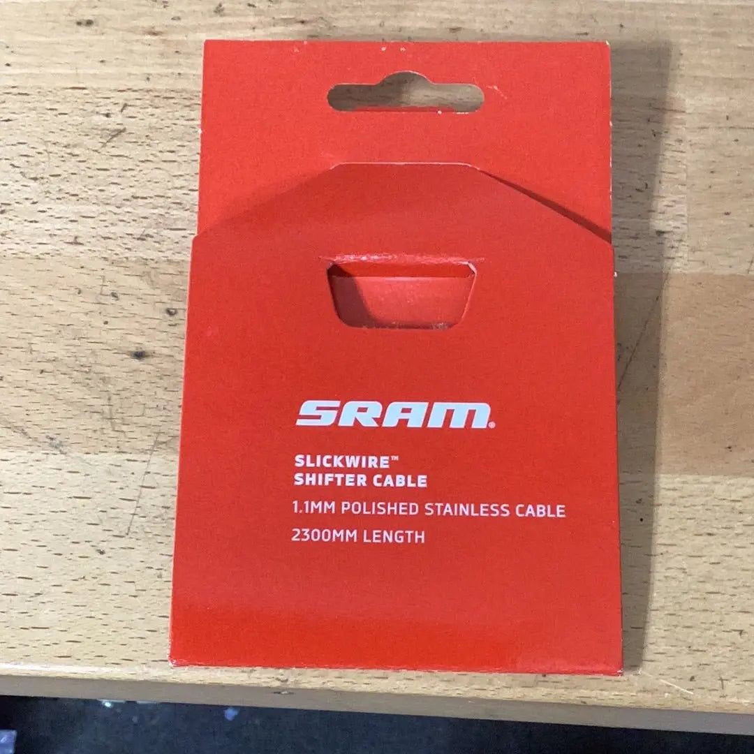SRAM Shifter Cable 1.1 mm polished stainless 2300mm length - Bike Clinique