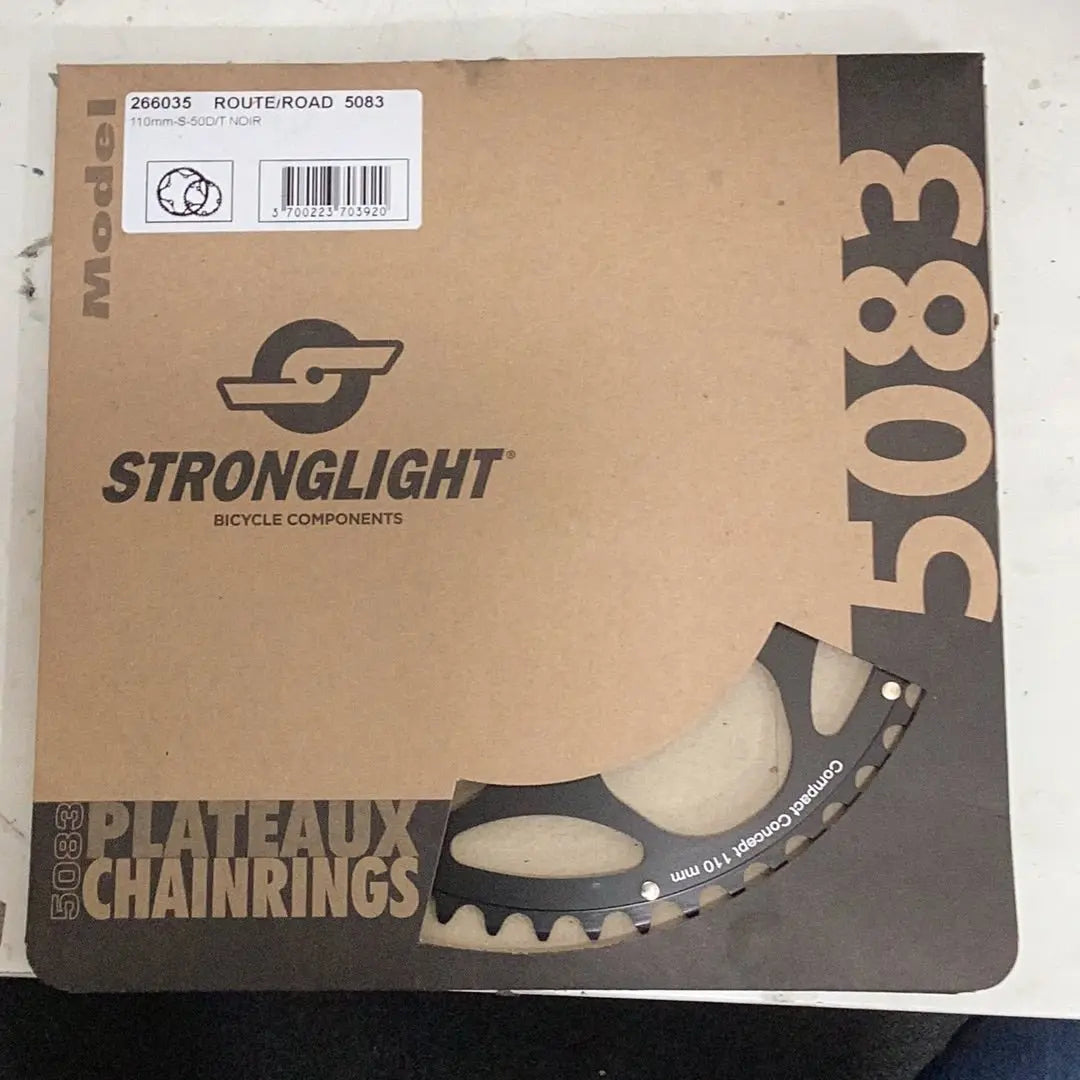 Stronglight Chainrings road 110mm S 50D/T black - Bike Clinique