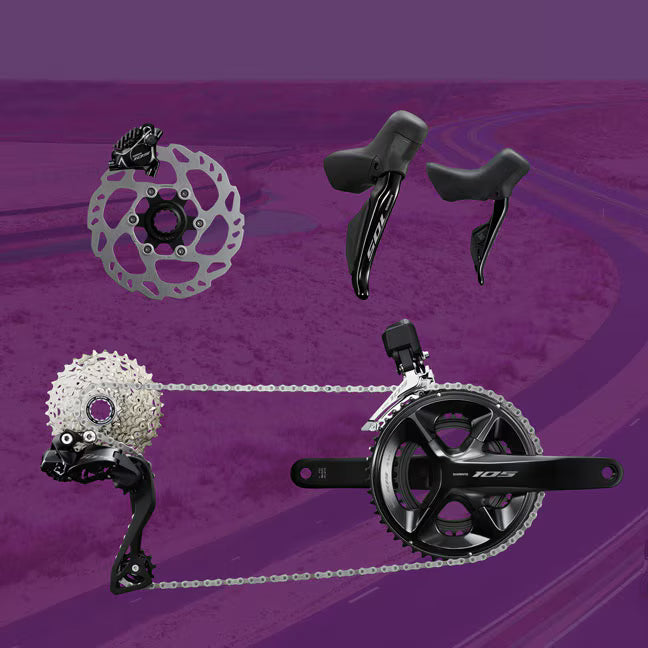 ST-R7170 105 Di2 hydraulic disc STI set, flat mount calliper, left rear Bike Clinique