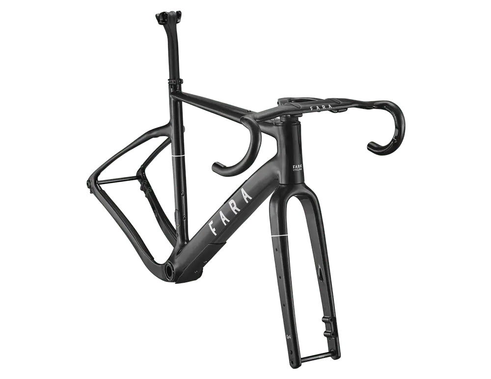Fara Gr4 Frameset M53cm Black - Bike Clinique
