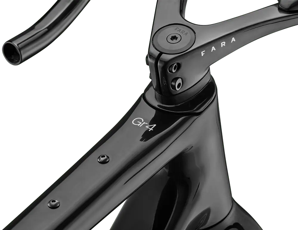 Fara Gr4 Frameset M53cm Black - Bike Clinique