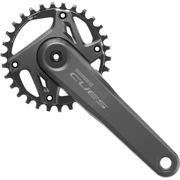 FC - U6000 - 1 CUES 2 piece design chainset, for 9/10/11 - speed, 55mm C/L, 175mm, 30T - Bike Clinique