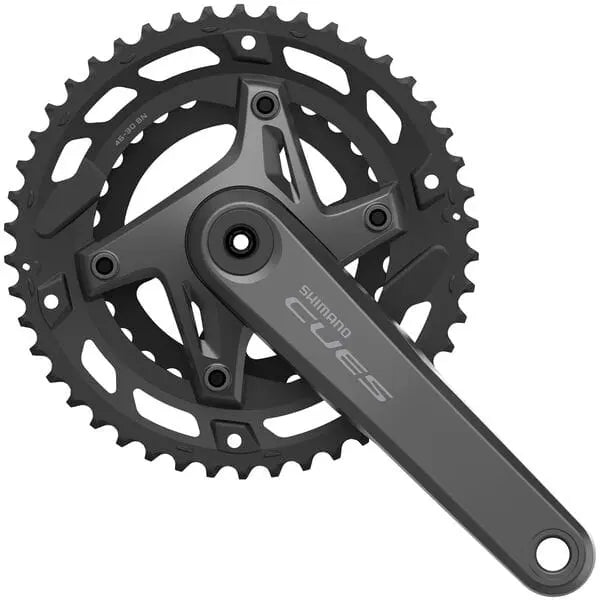 FC - U6000 CUES 2 piece design chainset, for 9/10 - speed, 170 mm, 46/30T - Bike Clinique