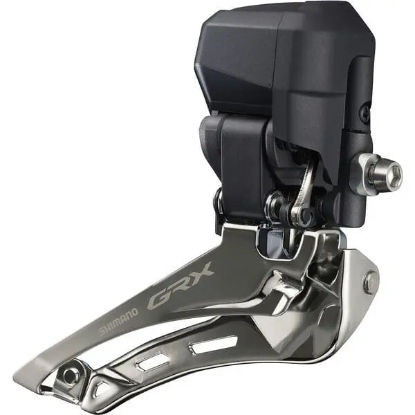 FD - RX825 GRX Di2 front mech, 12 - speed double, braze - on - Bike Clinique