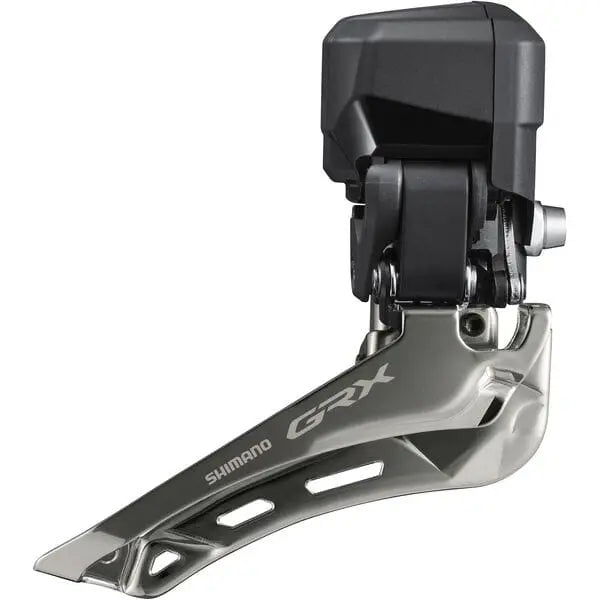 FD - RX825 GRX Di2 front mech, 12 - speed double, braze - on - Bike Clinique