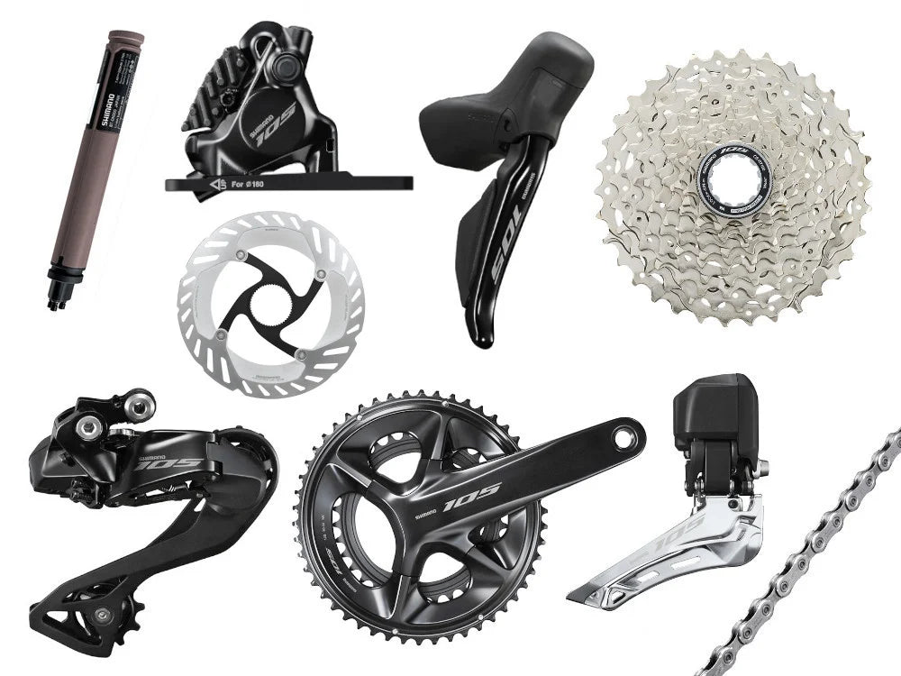Shimano 105 Di2 R7170 2x12 Groupset - Bike Clinique