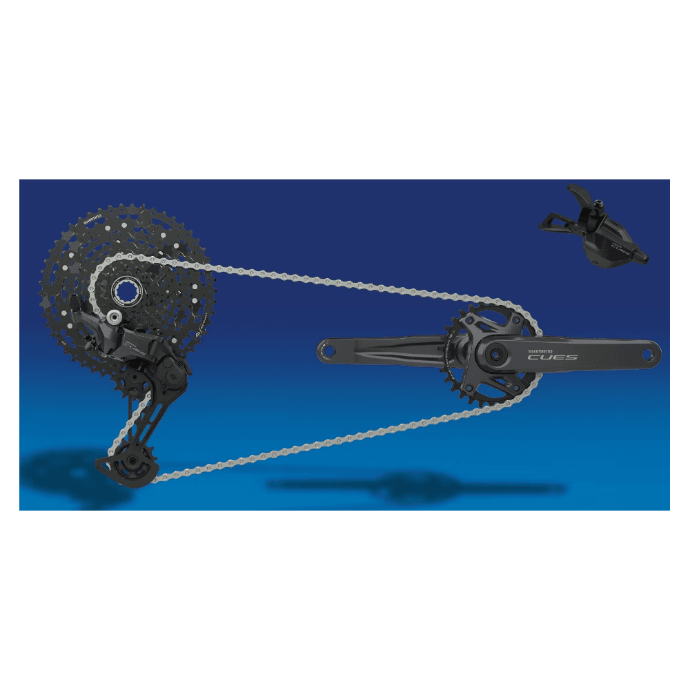 Shimano CUES Premium Flat bar groupset Drivetrain