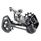 Bicycle gear mechanism on a white background