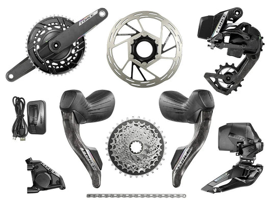 SRAM Force AXS HRD E1 Road Bike Groupset 2x12– Fitted by Bike Clinique - Bike Clinique