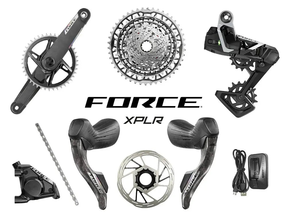 SRAM Force XPLR AXS Wide HRD E1 Gravel Groupset 1x13 – Fitted by Bike Clinique - Bike Clinique