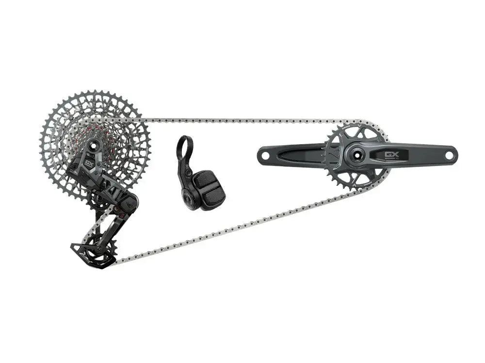 SRAM GX Eagle Transmission MTB Groupset | 55 mm Chainline, 174 mm Q - Factor – Fitted by Bike Clinique - Bike Clinique