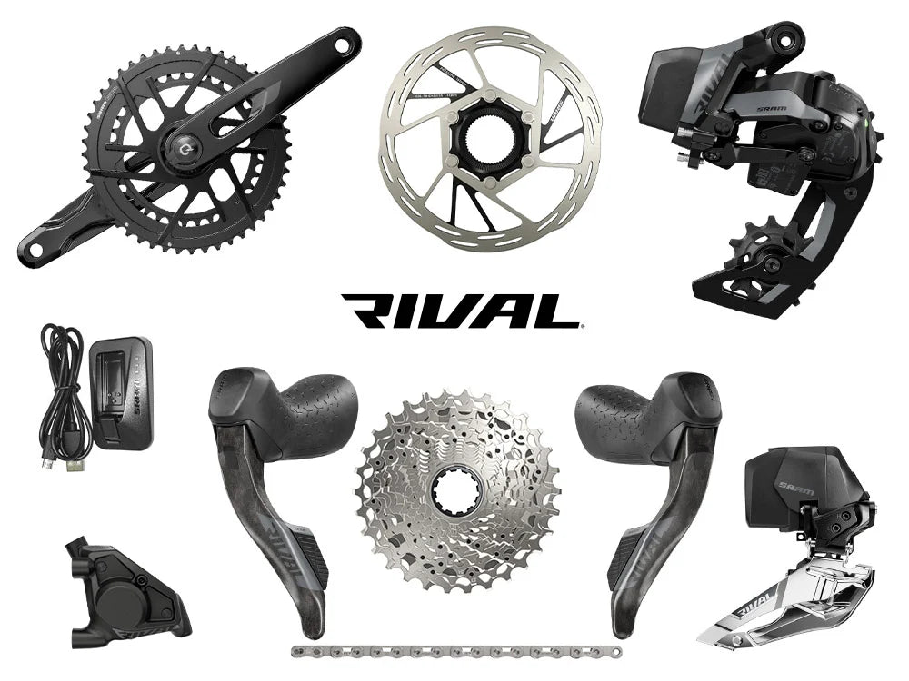 SRAM Rival AXS HRD E1 Road Bike Groupset 2x12 - Bike Clinique