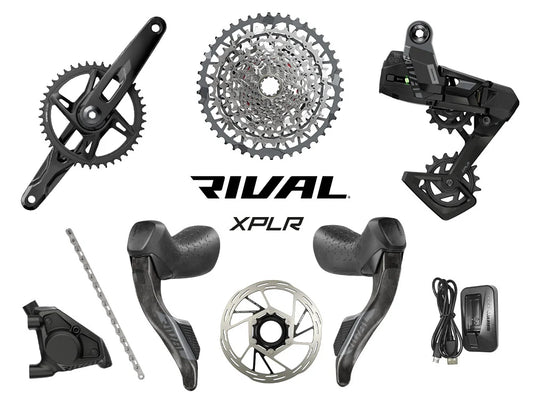 SRAM Rival XPLR AXS Wide HRD E1 Gravel Groupset 1x13