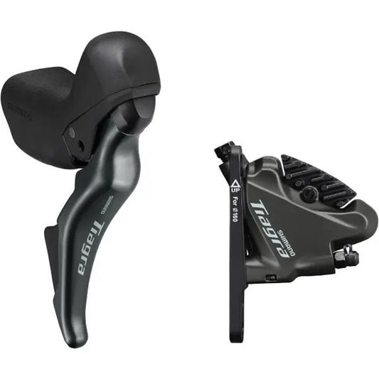 ST-4725 Tiagra 10-speed short reach STI bled with BR-4770 calliper, right front