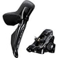 ST - R9270 hydraulic disc, Di2 E - tube STI set, flat mount calliper, right front - Bike Clinique