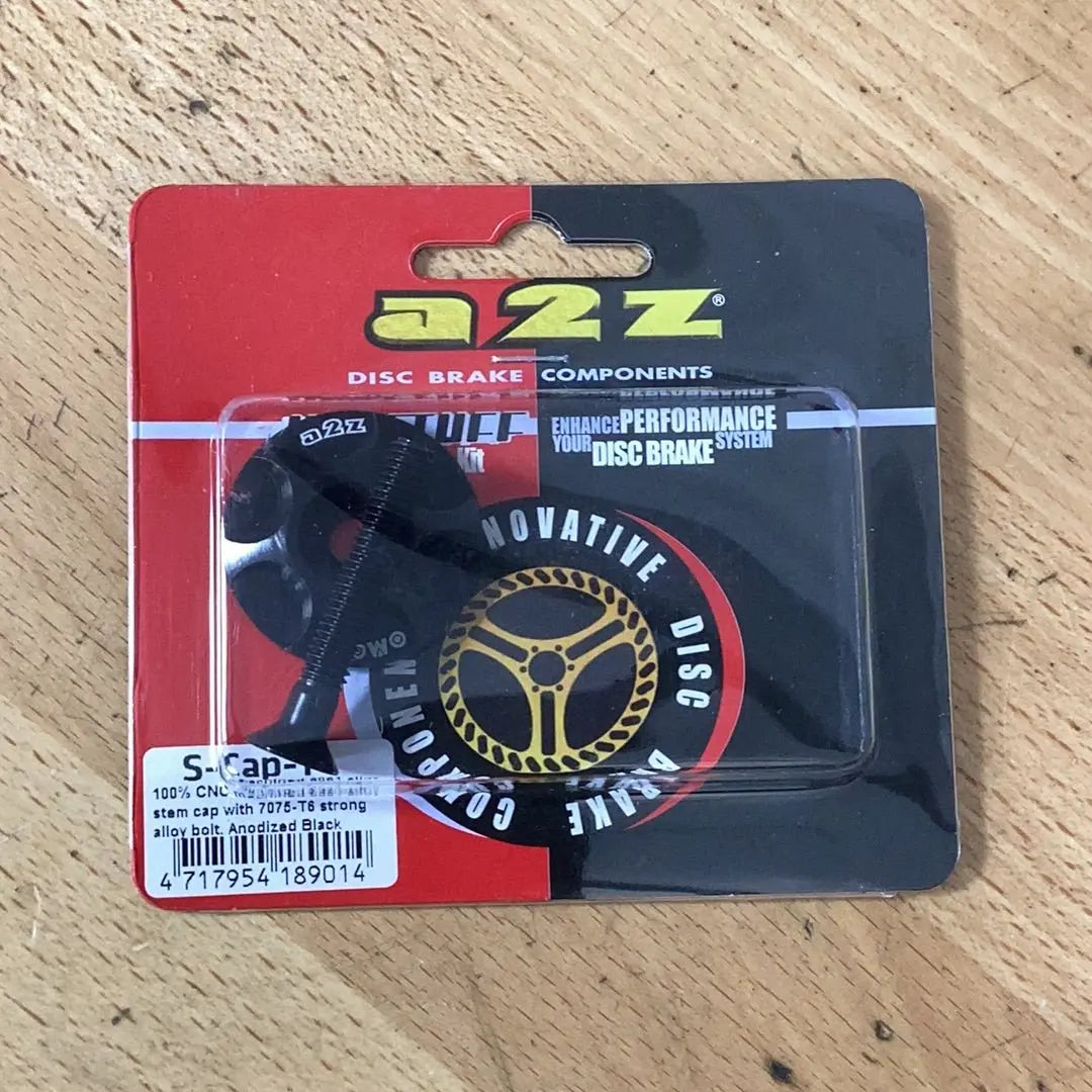 a2z Stem Cap black - Bike Clinique