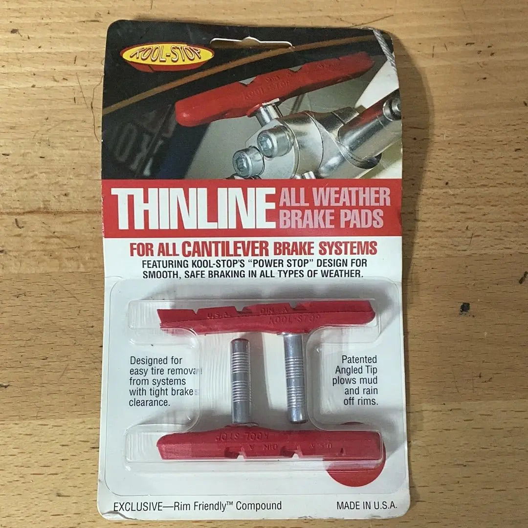Brake pads cantilever red all weather - Bike Clinique