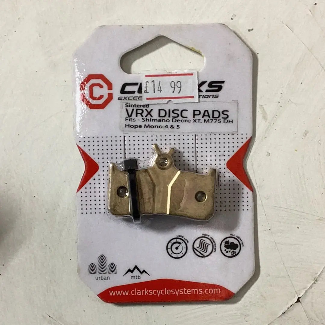 Clarks Disc Brake Pads Deore XT, Hope Mono 4 & 5 - Bike Clinique