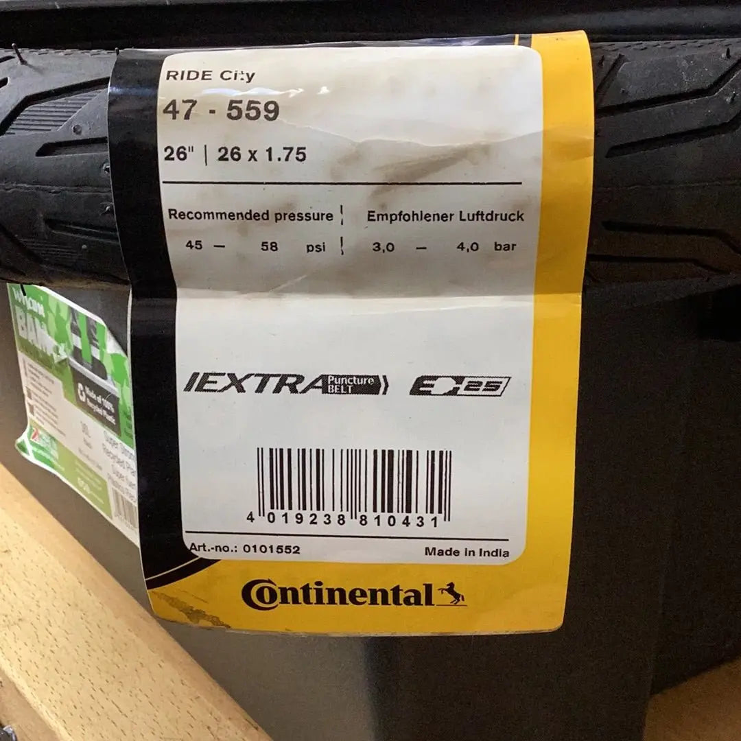 Continental Tire Ride City 26 x 1.75 - Bike Clinique