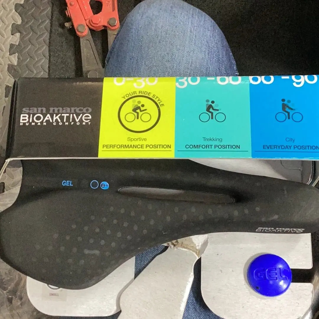 San Marco Saddle Sella Sportive gel small - Bike Clinique