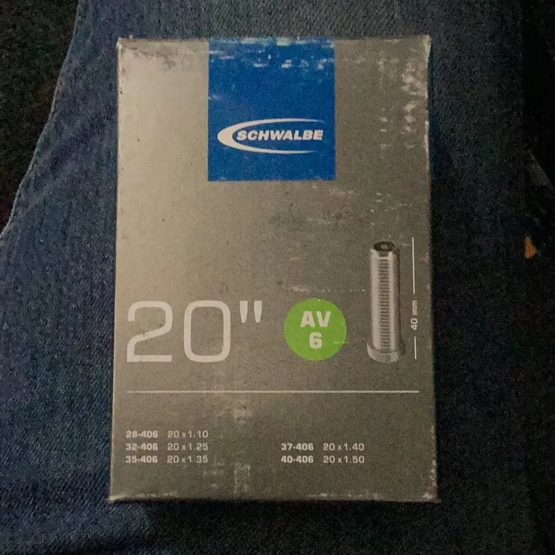 Schwalbe AV6 Inner Tube - 20 - Bike Clinique