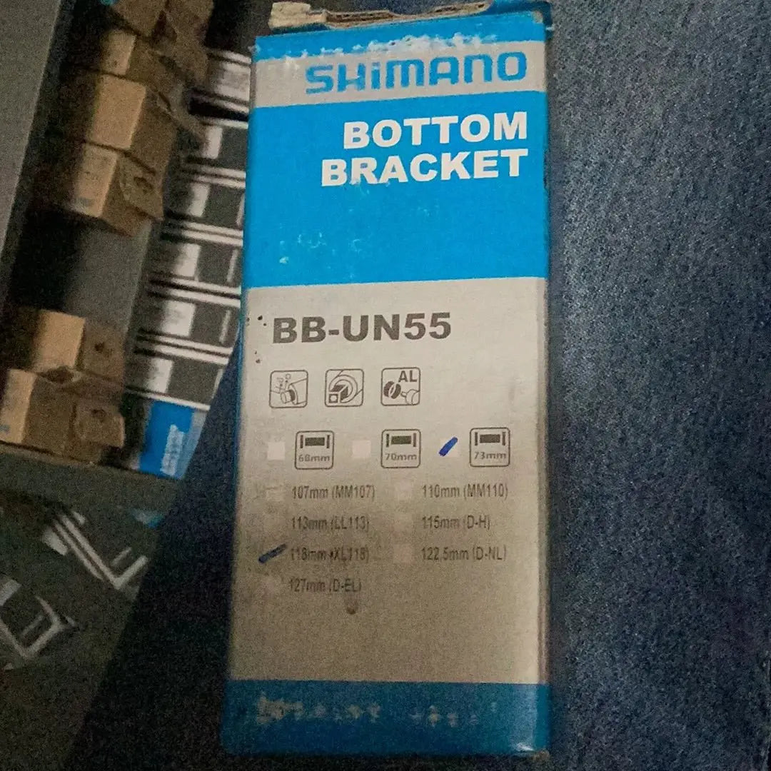 Shimano Bottom Bracket BB - UN55 73mm 118mm - Bike Clinique