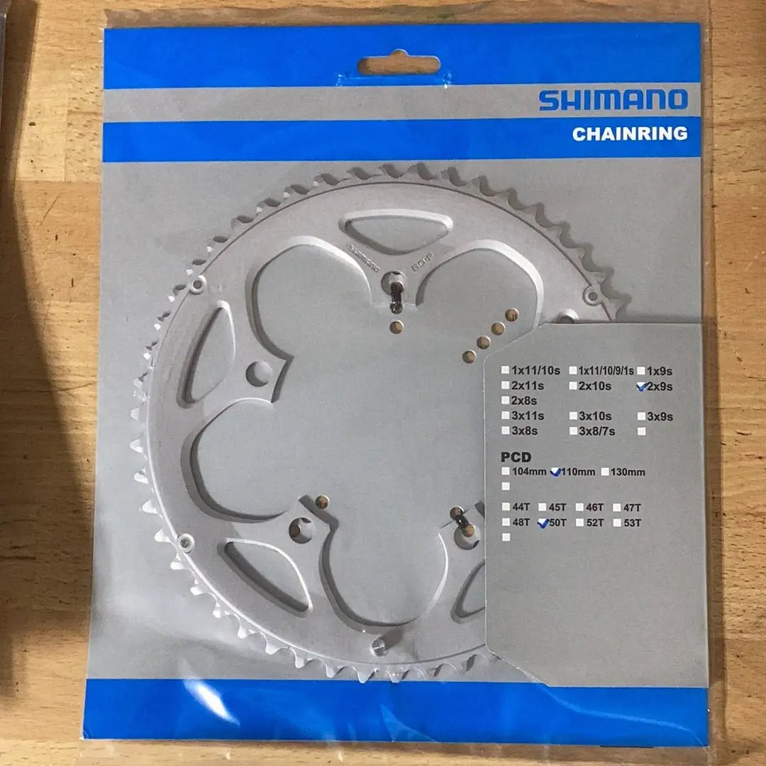 Shimano Chainring Tiagra 2x9spd PCD 110mm 50T - Bike Clinique