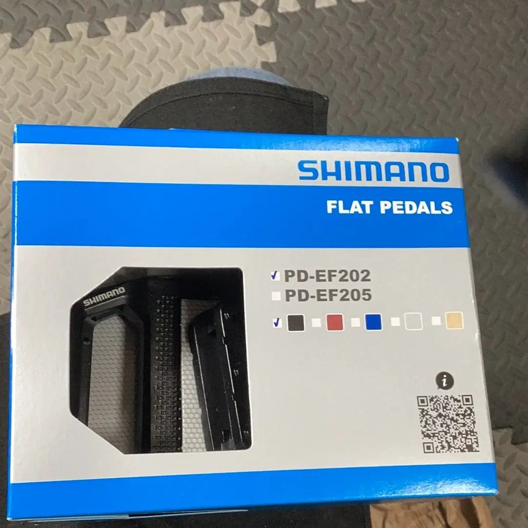 Shimano Flat Pedals EF202 black - Bike Clinique