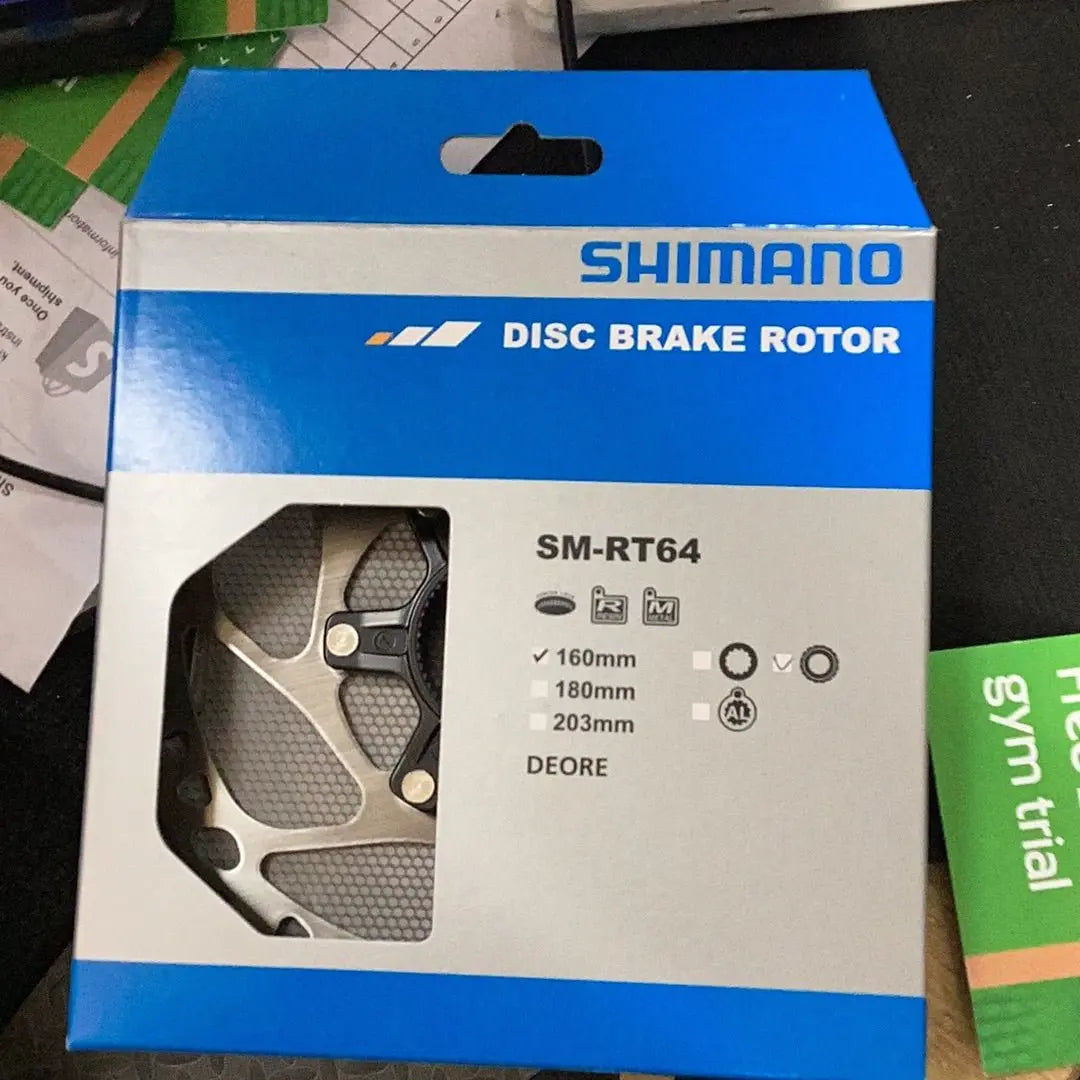 Shimano SM - RT64 Deore Centre - Lock disc rotor 160 mm - Bike Clinique