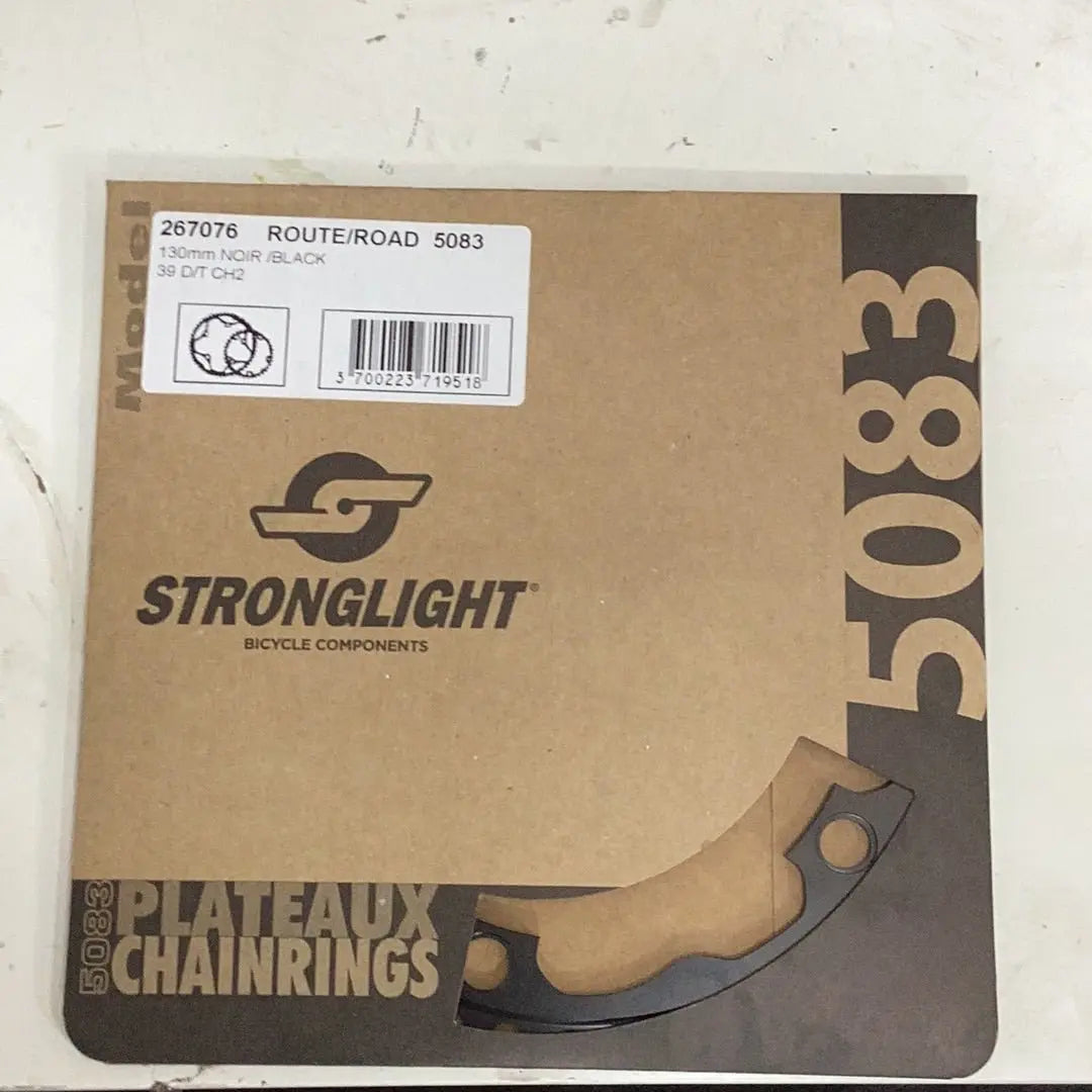 Stronglight Chainring road 130mm black 39 D/T - Bike Clinique