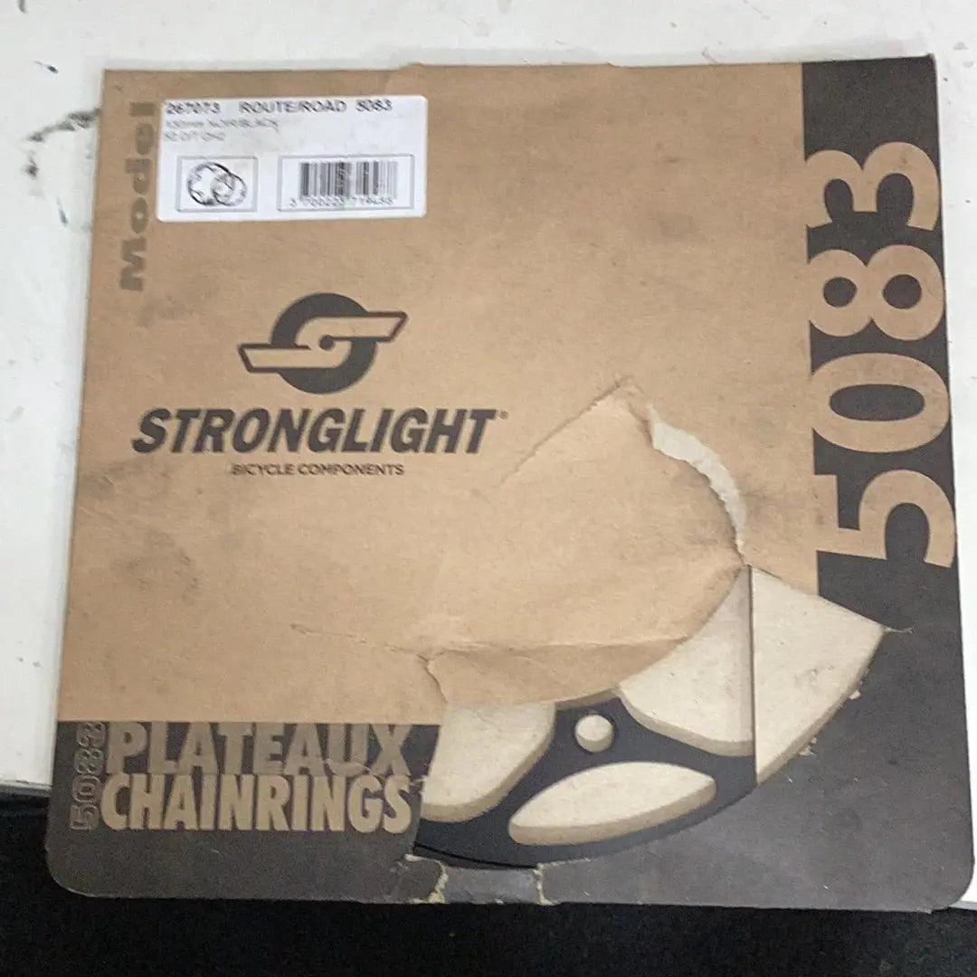 Stronglight road 130mm black 52 D/T - Bike Clinique