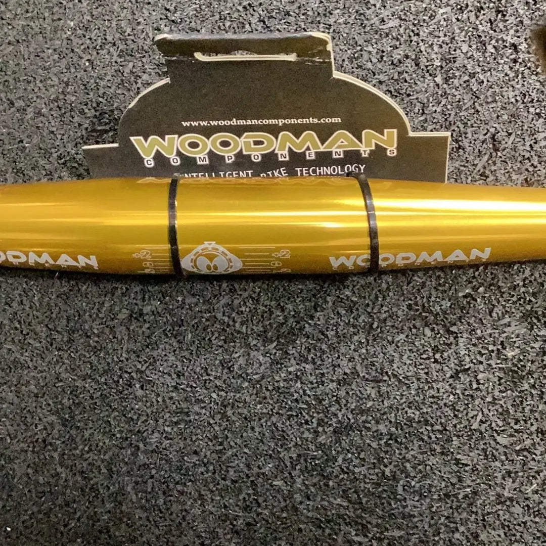 Woodman Components Handle bar Aqua Gold - Bike Clinique